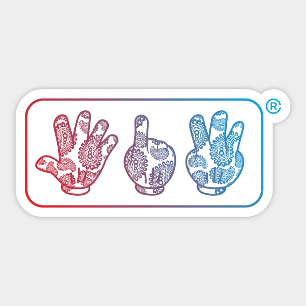 513 Hand Signs Sticker by madebyrobbycee